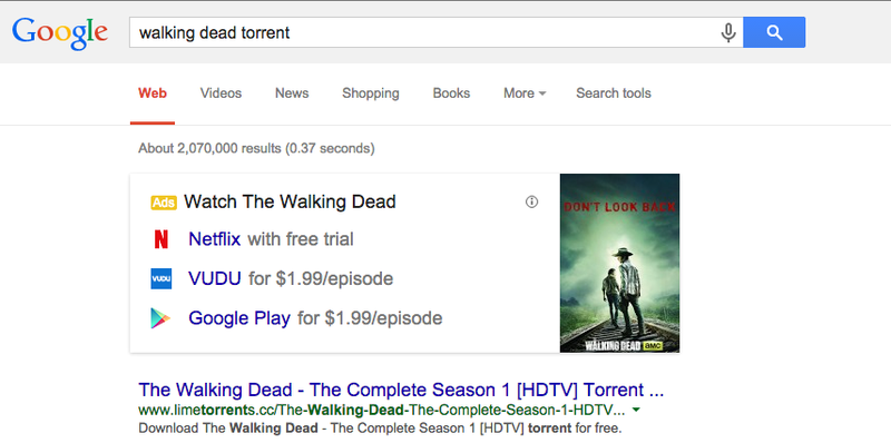 Illustration for article titled Google's Search Changes Are Reportedly Destroying Top Pirate Sites